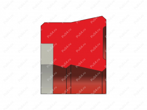 Уплотнение штока 60x75x12/L=13, аналог TTS/L-AI 692 60-75-12/L-AI, Product Code 70-08-968503, Polyurethane, PTFE+PU92*M, Image №1